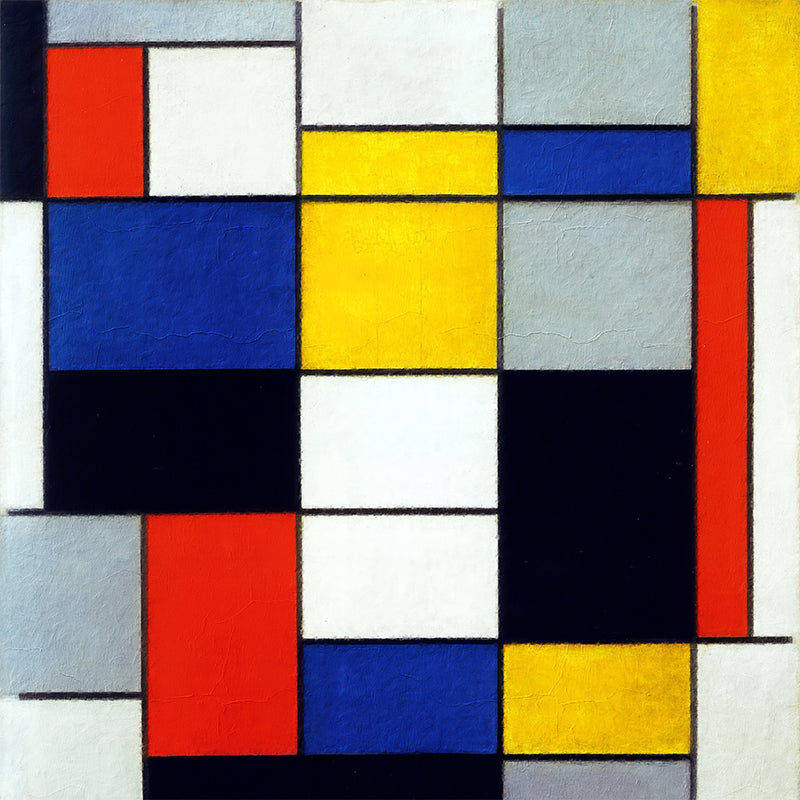 die 7 Farbkontraste II - Piet Mondriaan