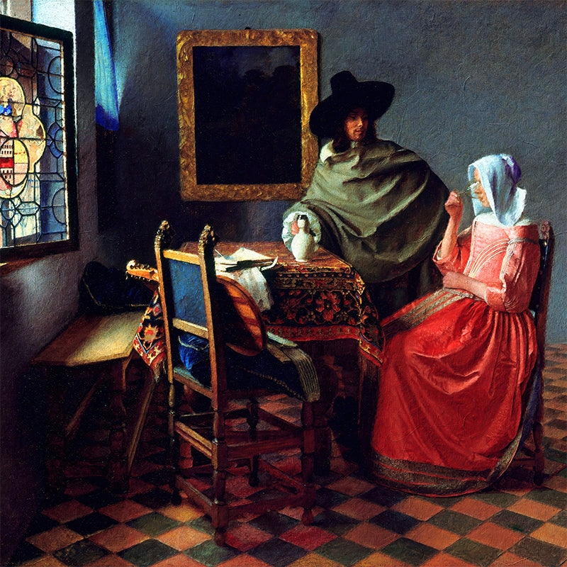 Das Weinglas - Johannes Vermeer