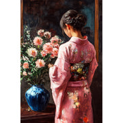 Asiatische Frau im Kimono III