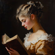 Mädchen, das ein Buch liest I