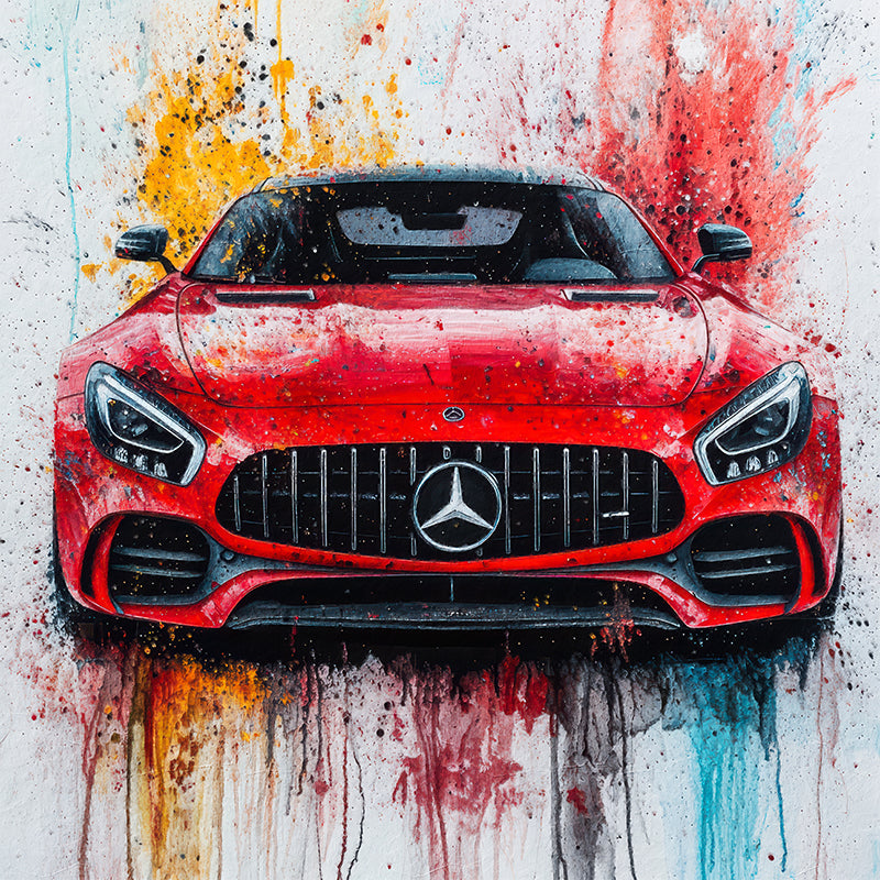 Roter Mercedes-AMG GT II