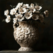 Art Vase mit Blumen I