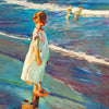 Mädchen am Strand - Joaquín Sorolla