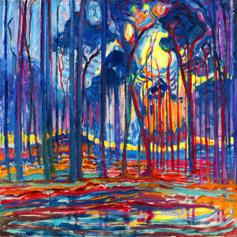 Wälder bei Oele - Piet Mondrian