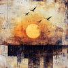 Sonnenuntergang abstrakt