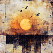 Sonnenuntergang abstrakt