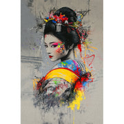 Graffiti asiatische Frau im Kimono I