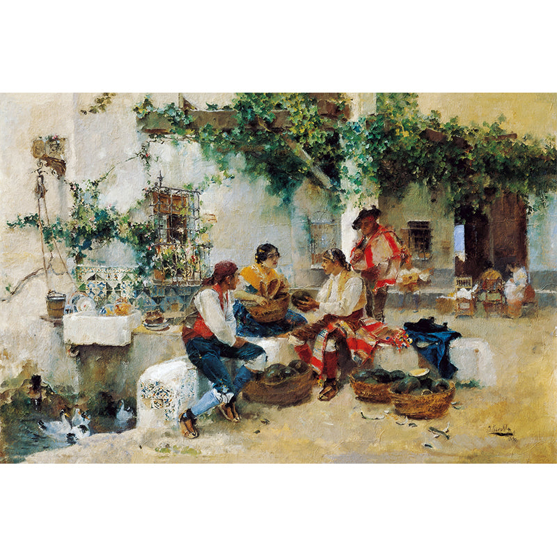 Orangenverkäufer - Joaquín Sorolla