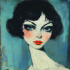 Frauenporträt – Kees van Dongen (Inspiration)