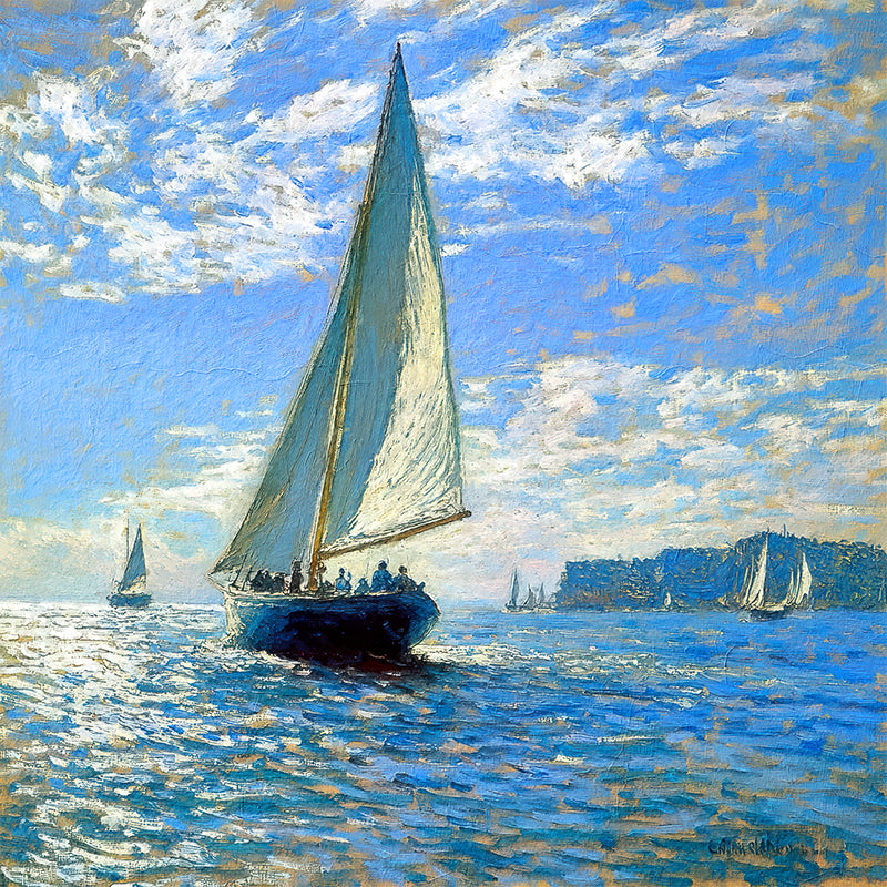 Segelboot – Monet (Inspiration)