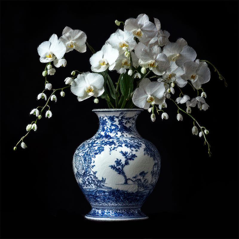 Vase mit Orchidee