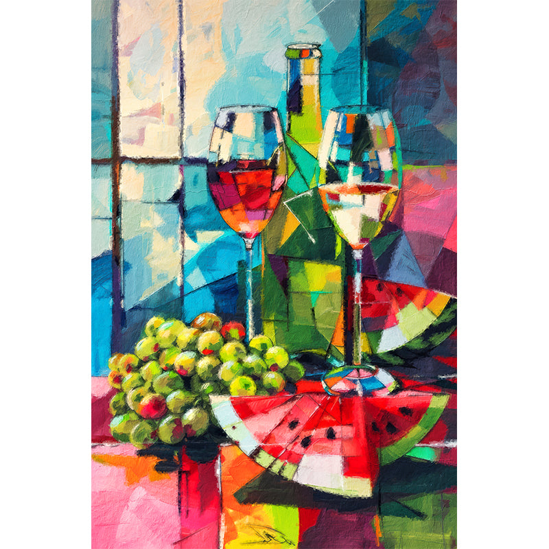 Wein und Obst – Stillleben