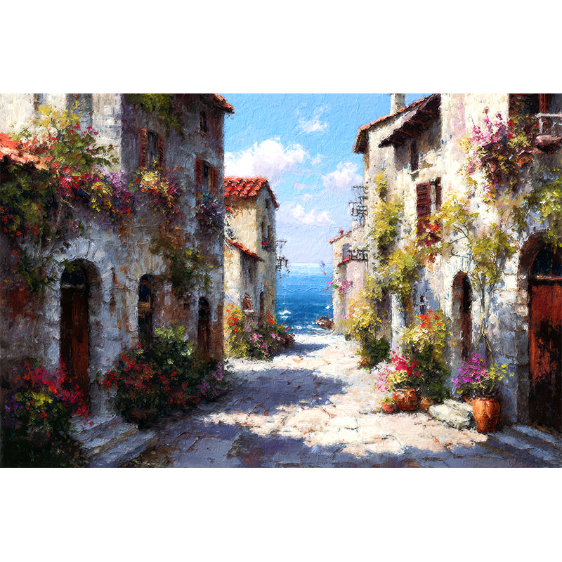 Sommerliches italienisches Dorf