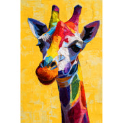 Giraffe in Farbe