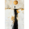 Mensch unter dem Goldenen Mond