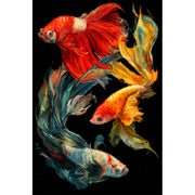 Gemälde drei Fische