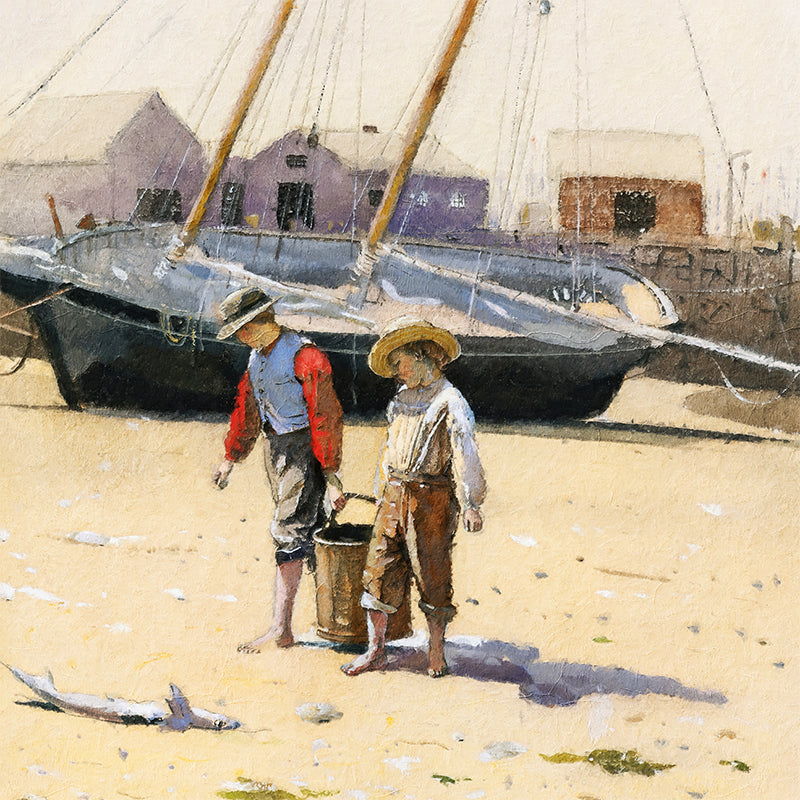 Ein Eimer voller Herzmuscheln - Winslow Homer