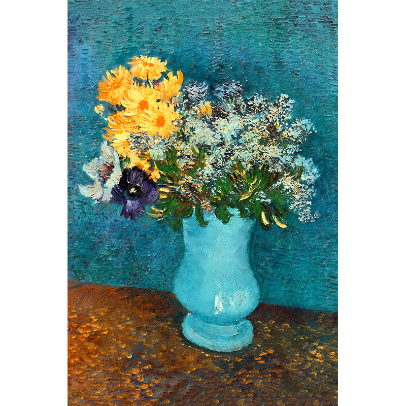 Vase mit Flieder, Margeriten und Anemonen - Van Gogh