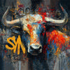 Stier in der Street Art