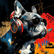 Hunde-Graffiti-Kunst