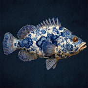 Delfter Blau-Fischkunst