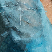 Blaue Kleid-Eleganz