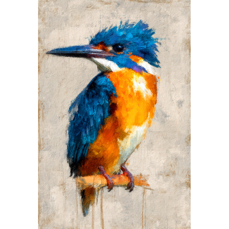 Eisvogel-Gemälde Kunst