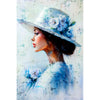 Moderne Frau mit Hut