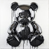 Teddybär in Schwarz-Weiß