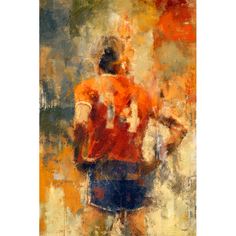 Johan Cruyff 14 - abstrakt