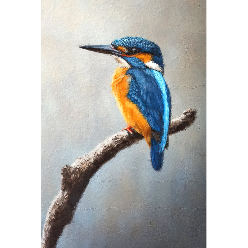 Eisvogel-Gemälde Kunst