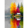 Landschaft Haus am Meer
