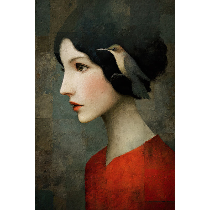 Kolibri-Frauen-Kunstwerk