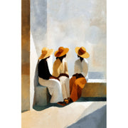 Drei sitzende Frauen
