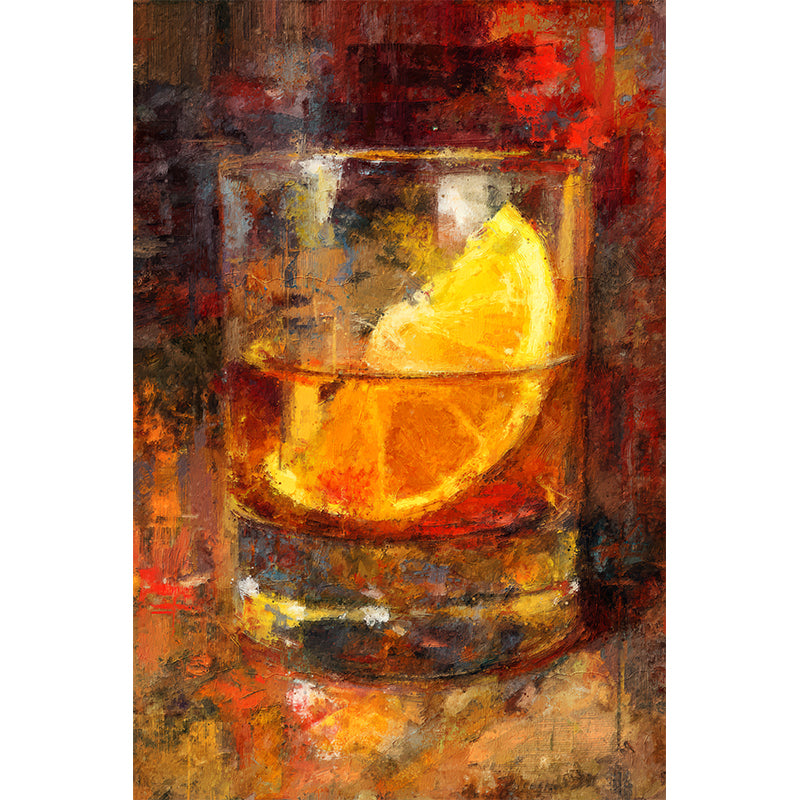 Whiskeyglas Abstrakt