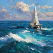 Segelboot auf dem Ozean