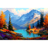 Landschaft mit See