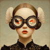 Surrealistische Frau