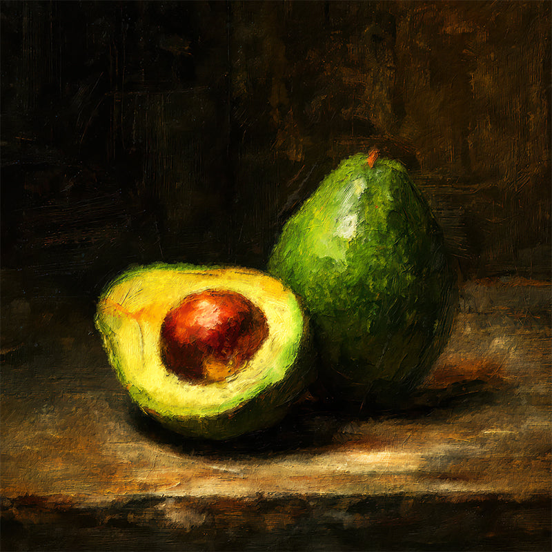 Avocado-Stillleben