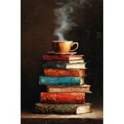 Bücher und Kaffee