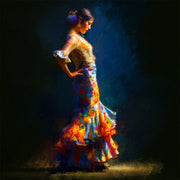 Porträt Spanischer Flamenco