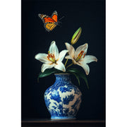 Blau-Weiße Vase