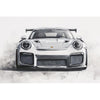 Sportwagen Porsche Silber