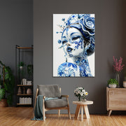 Dame in Delfter Blau II