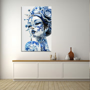 Dame in Delfter Blau II