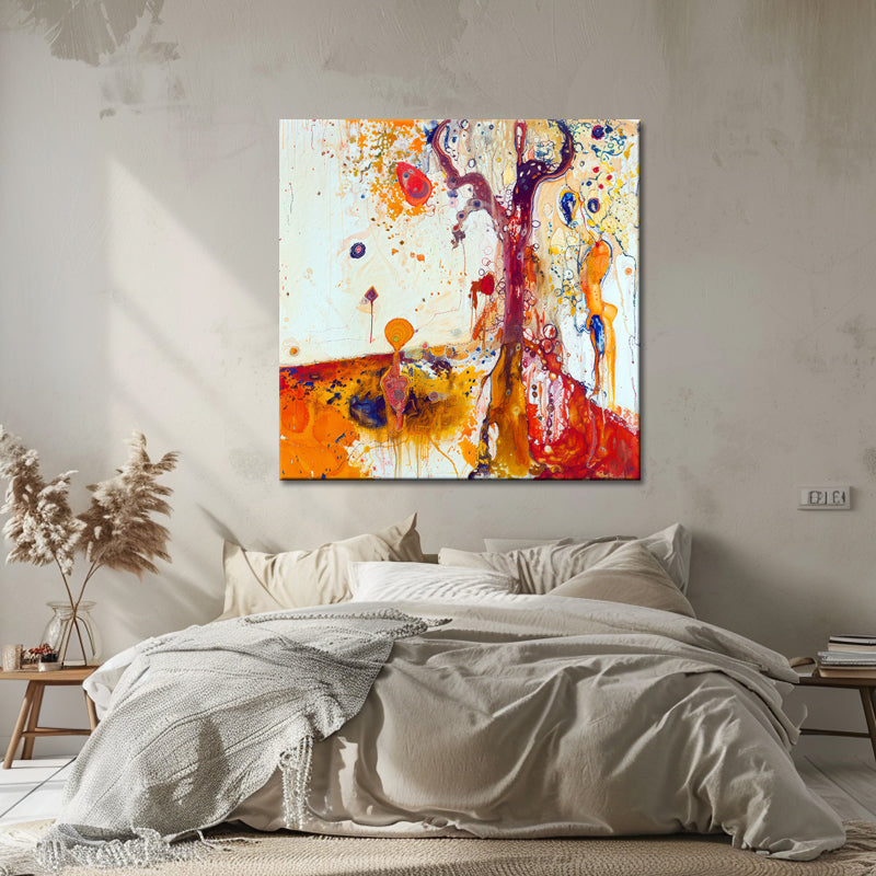 Farbenfrohe abstrakte Kunst
