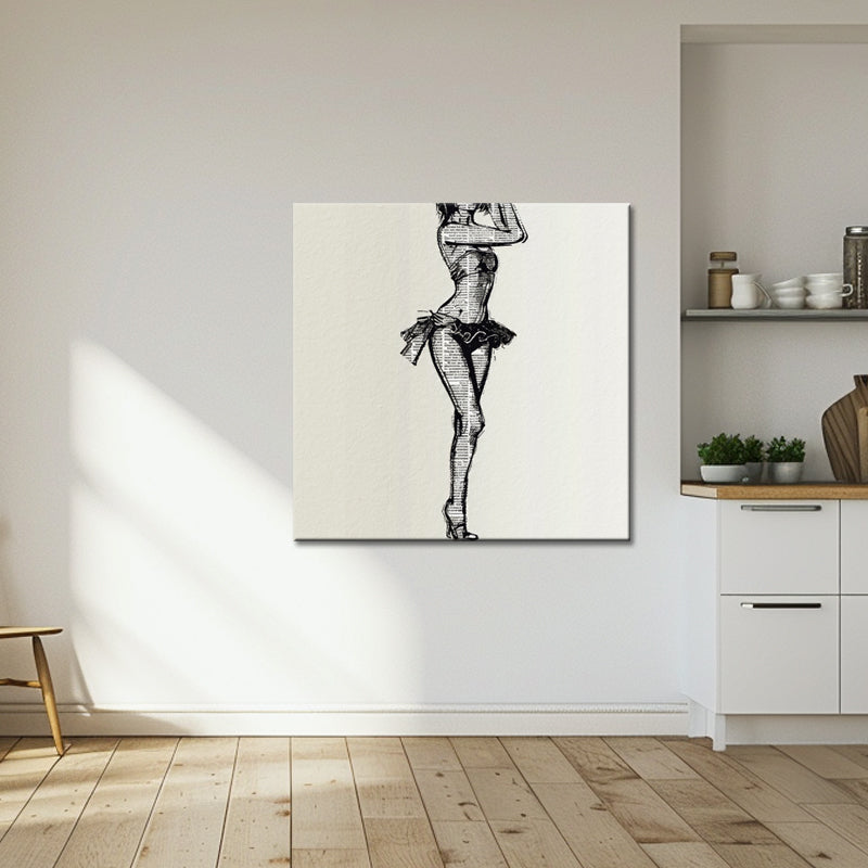 Gemälde Dame