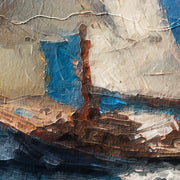 Segelboot auf dem Ozean
