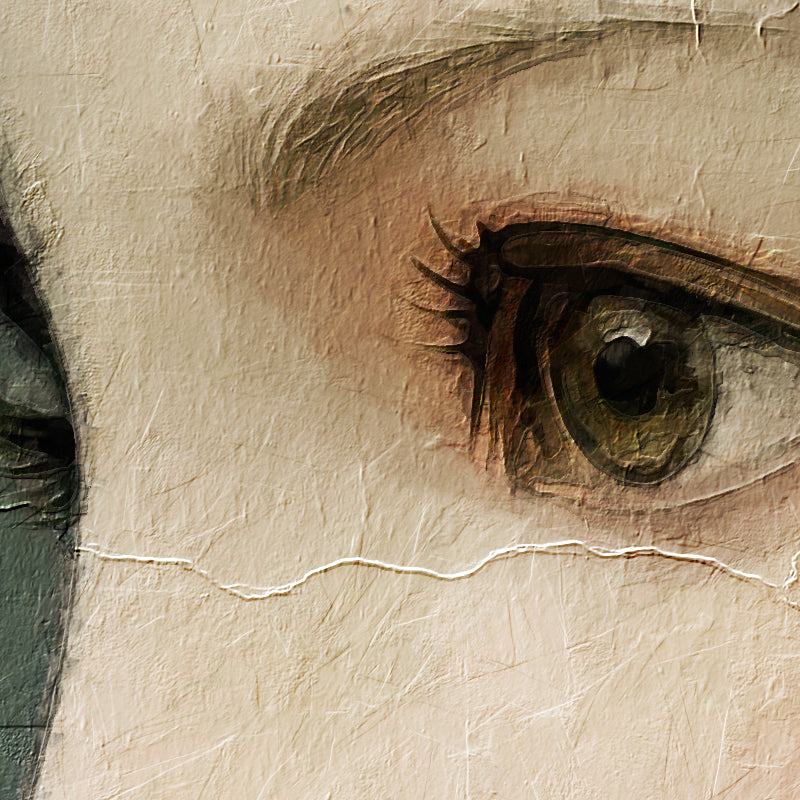 Kolibri-Frauen-Kunstwerk