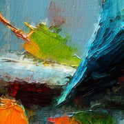 Gemälde Eisvogel auf Ast